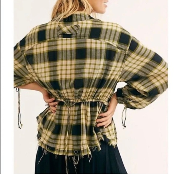 Free People Pacific Dawn Drawstring
Plaid Shirt - Picture 6 of 12